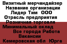 Визитный мерчандайзер › Название организации ­ Лидер Тим, ООО › Отрасль предприятия ­ Розничная торговля › Минимальный оклад ­ 15 000 - Все города Работа » Вакансии   . Кемеровская обл.,Юрга г.